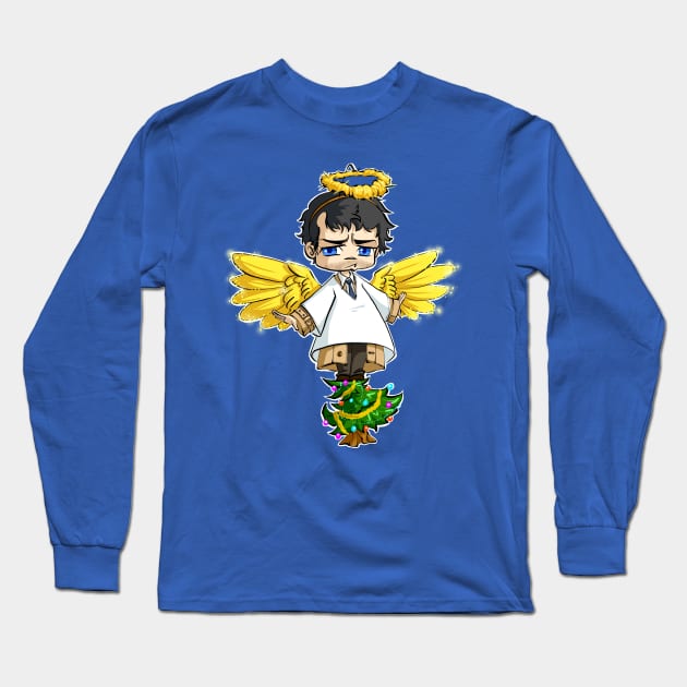 Tree Topper Long Sleeve T-Shirt by Meekobits